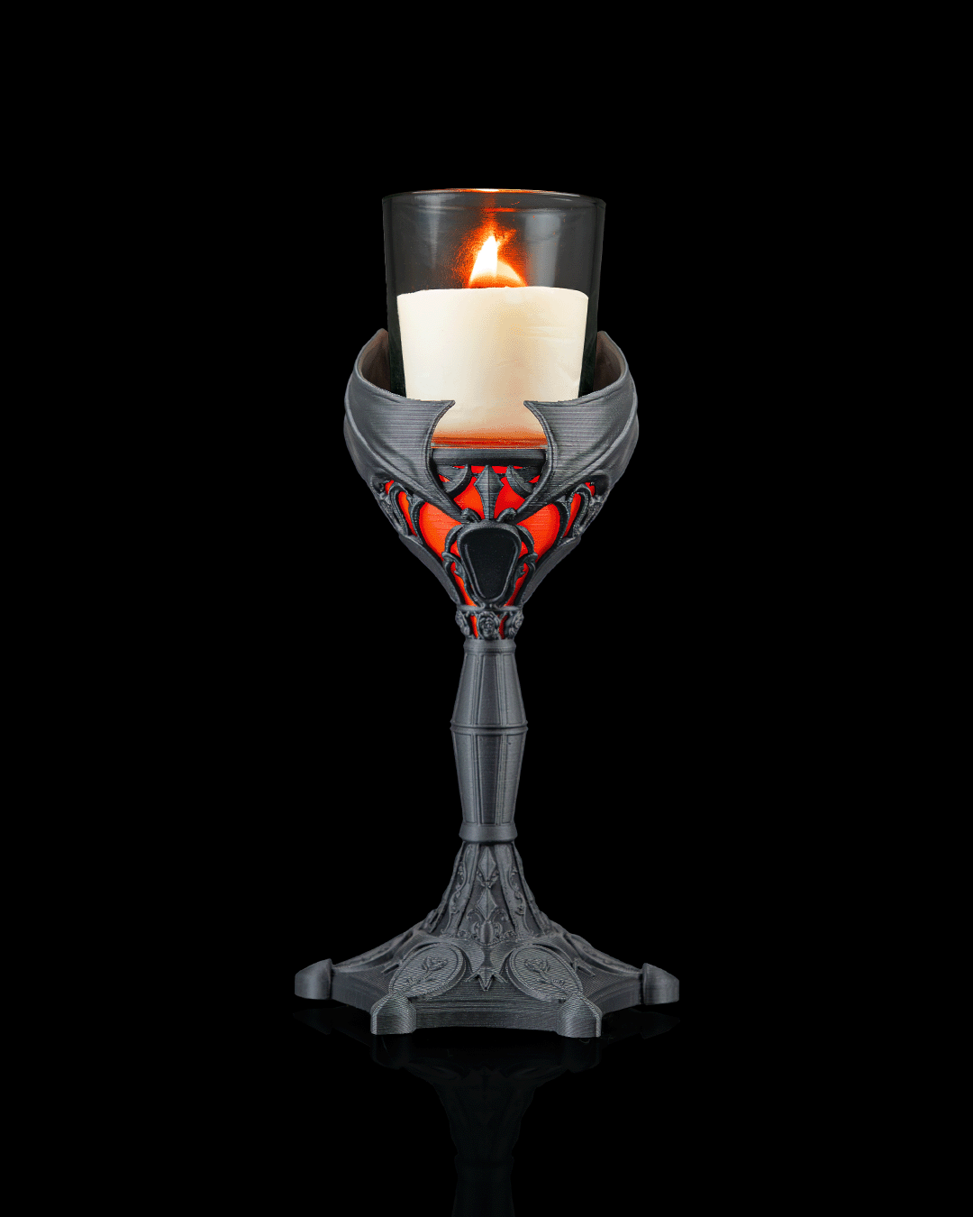 Dark Chalice Candle Holder