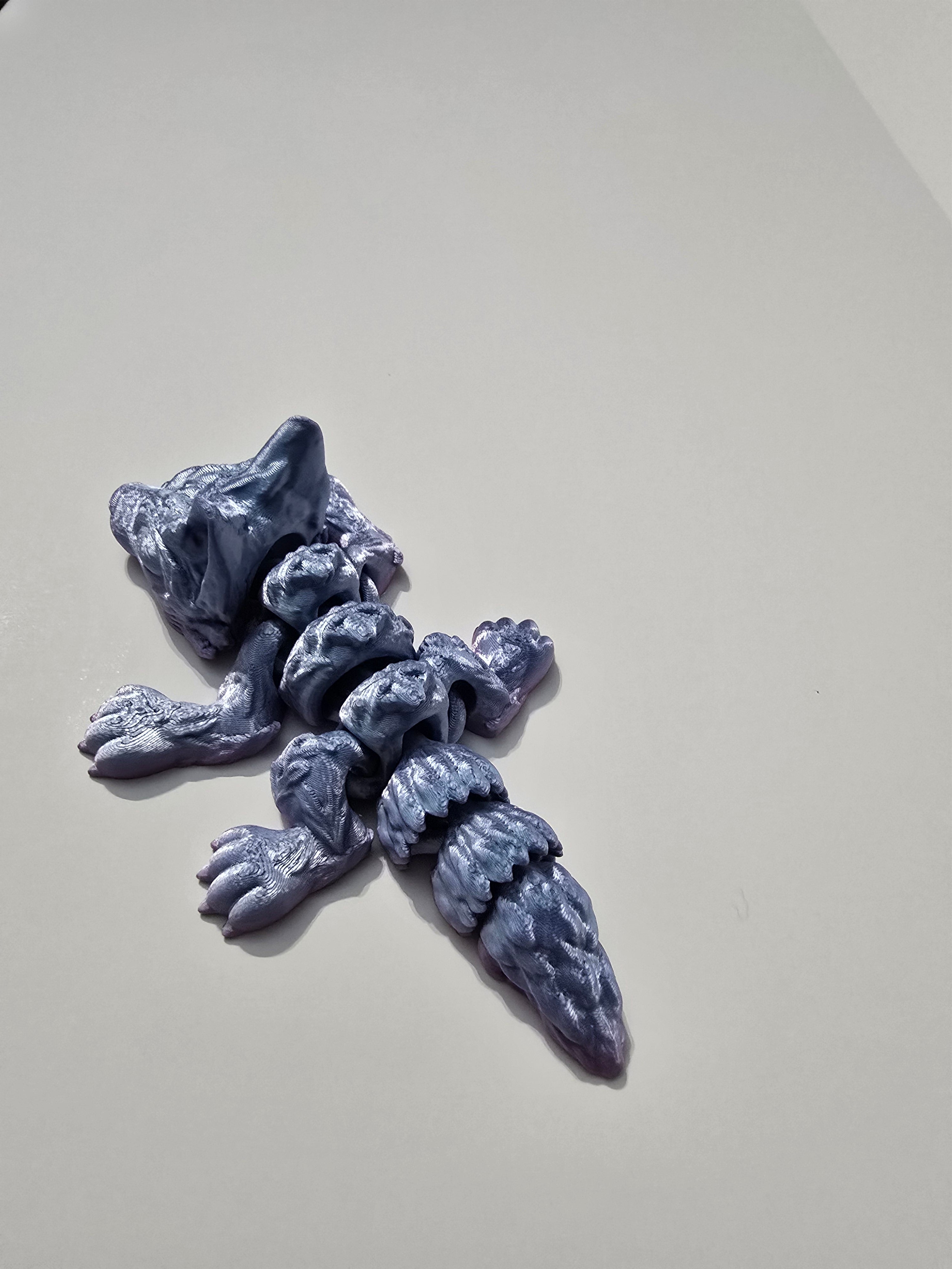 Wolf Pup 3D Printed Figurine - Unique and Eye-Catching Toy Figure for Collectors