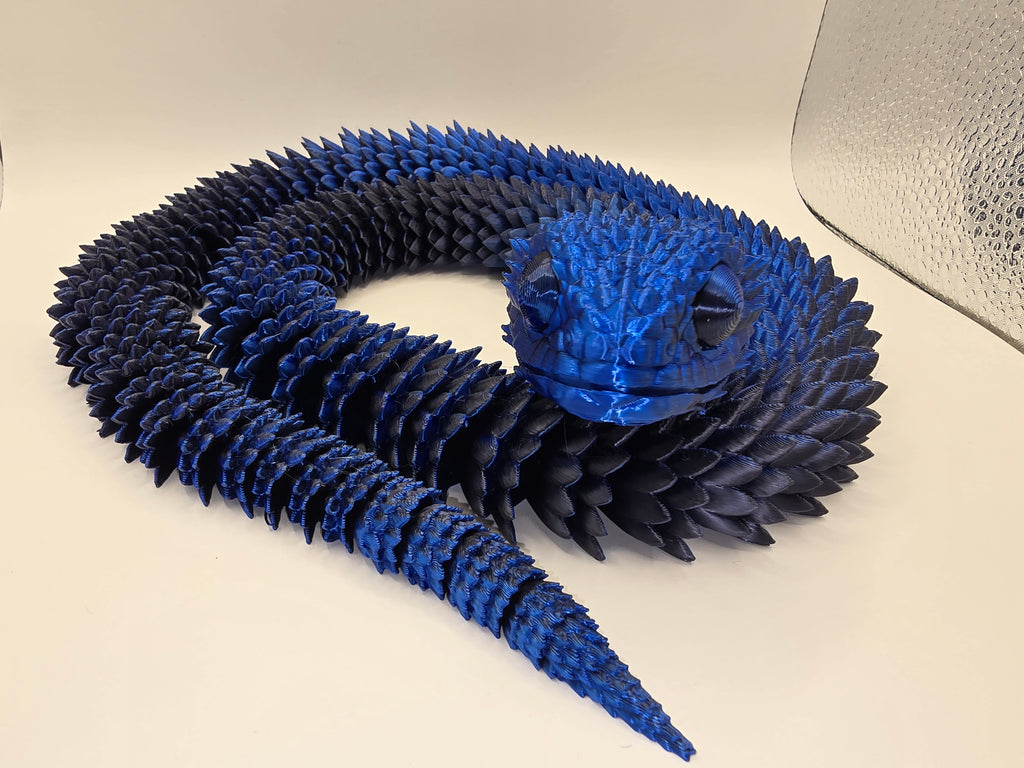 Bush viper snake 3d printed  fidget