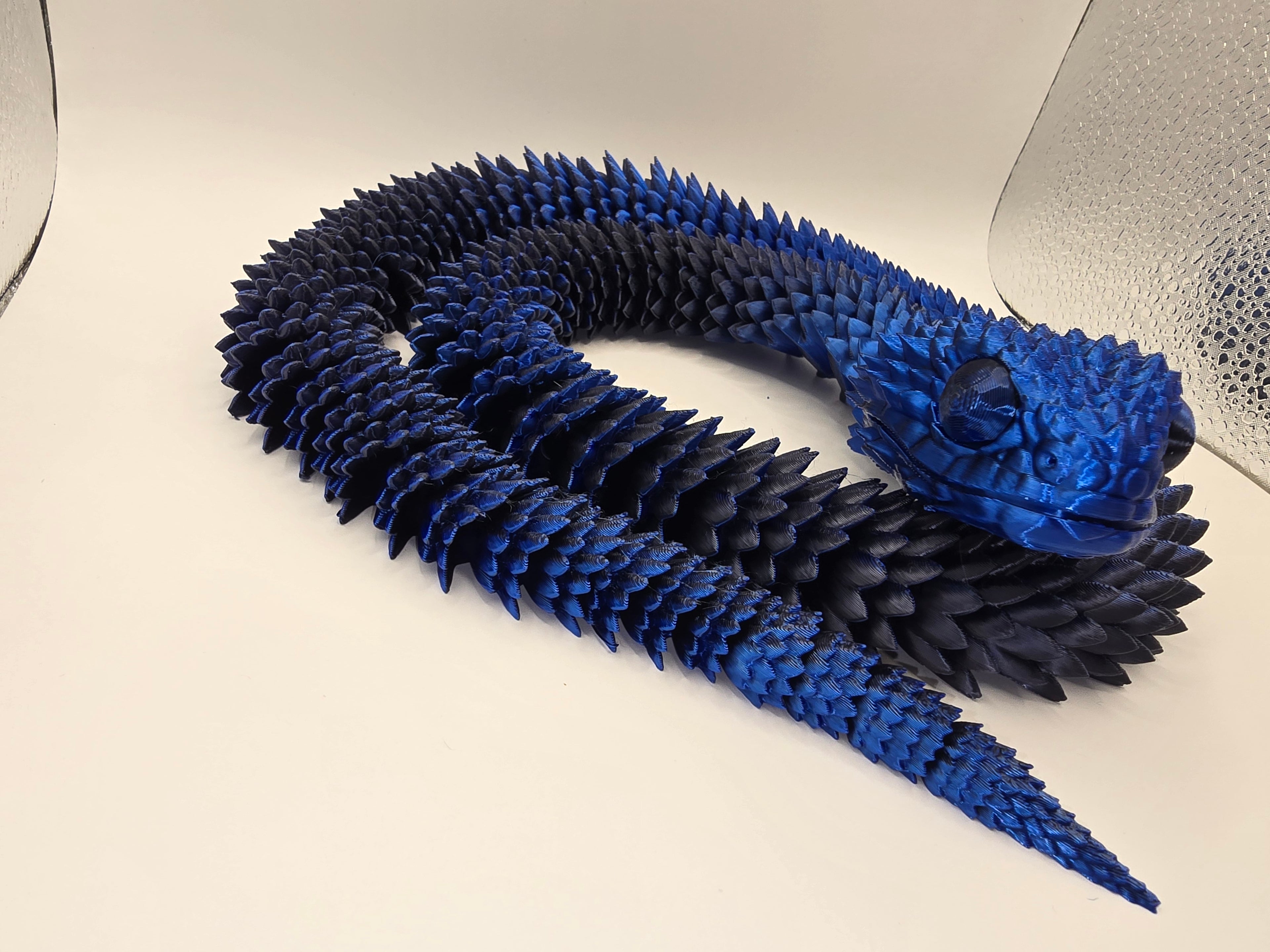 Bush viper snake 3d printed  fidget