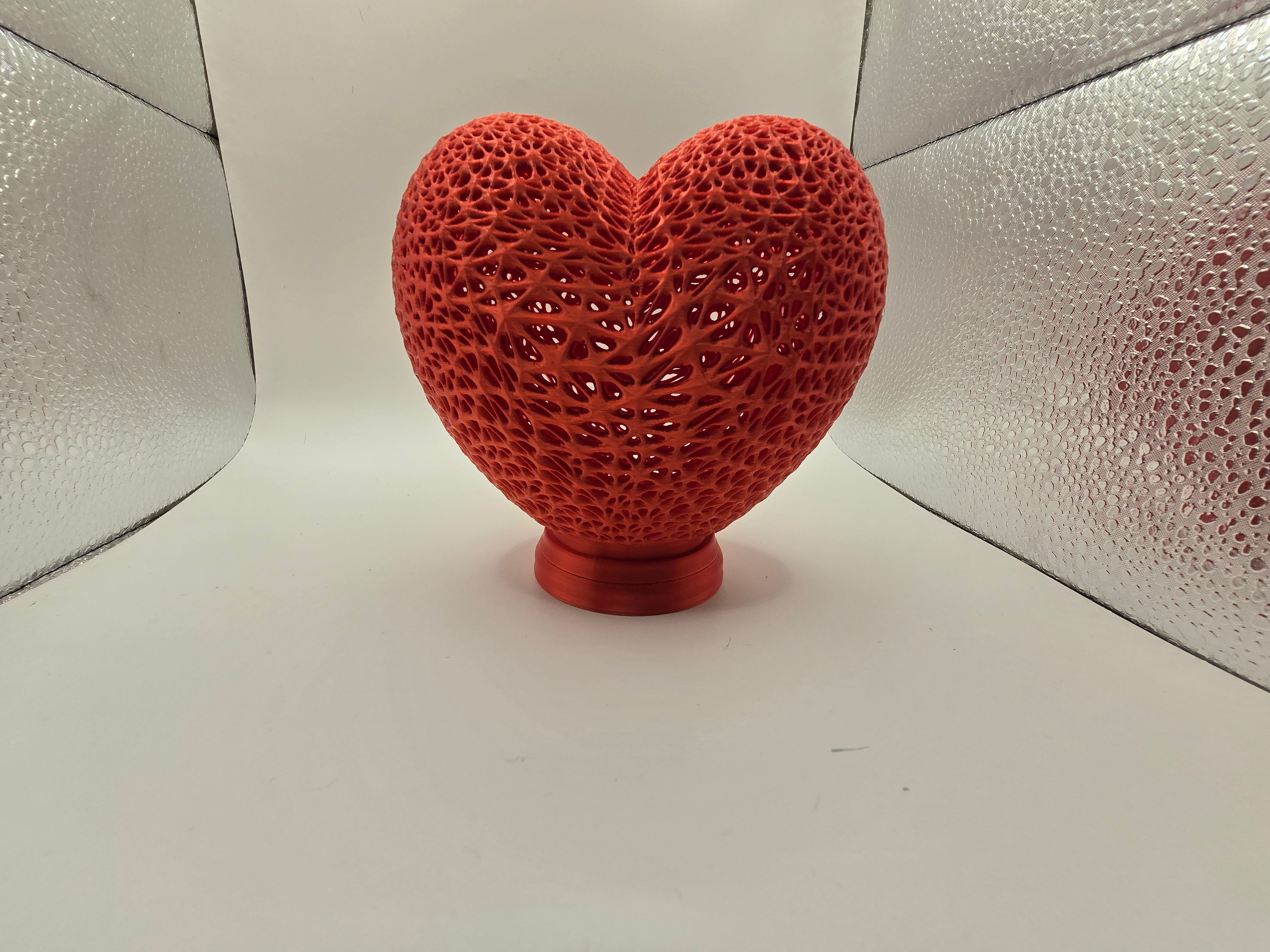tea light heart 3d printed