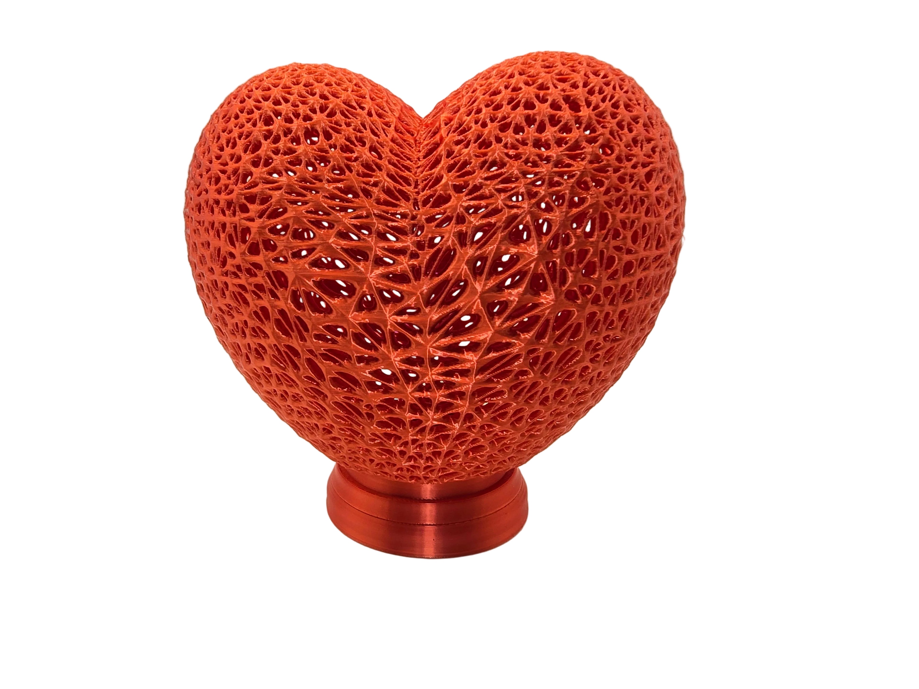 tea light heart 3d printed