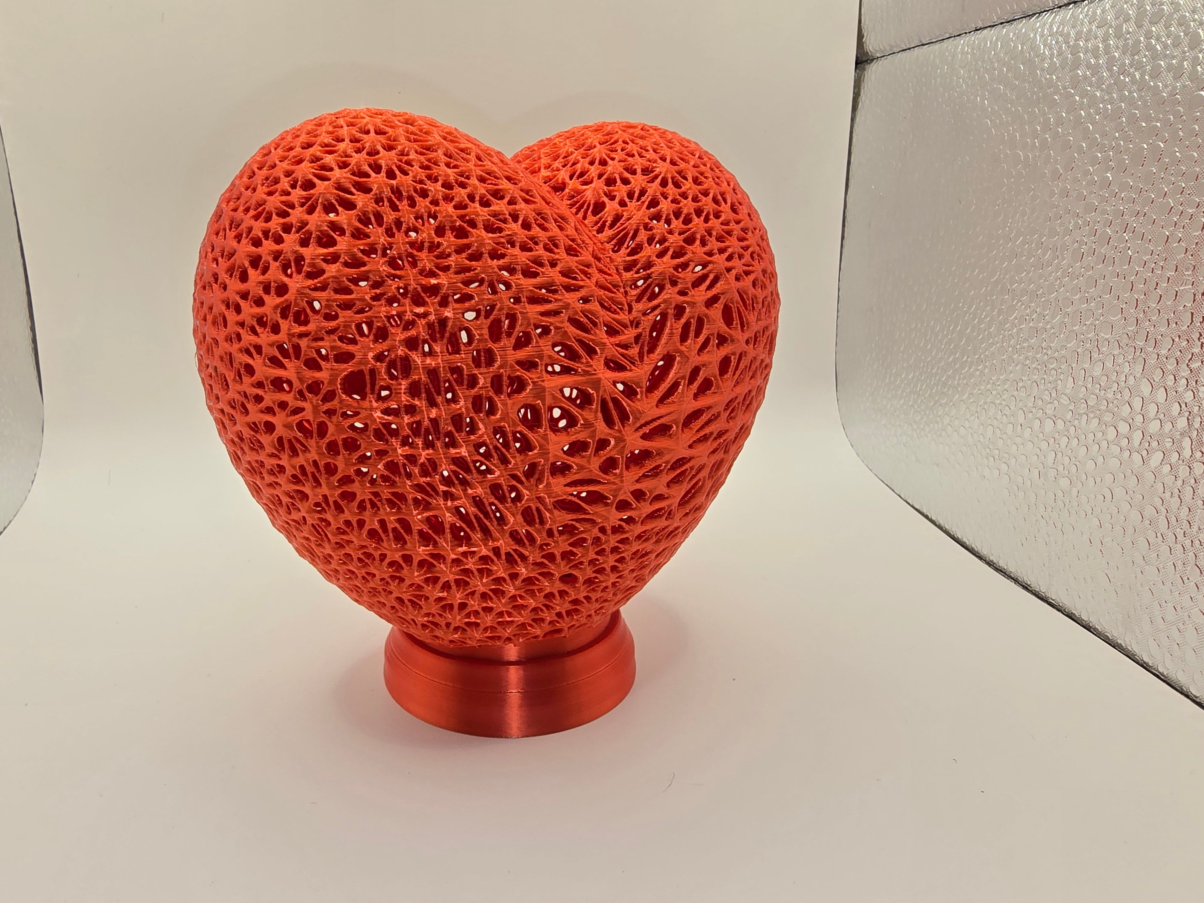 tea light heart 3d printed