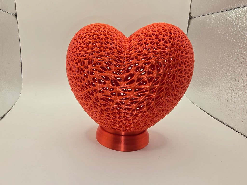 tea light heart 3d printed