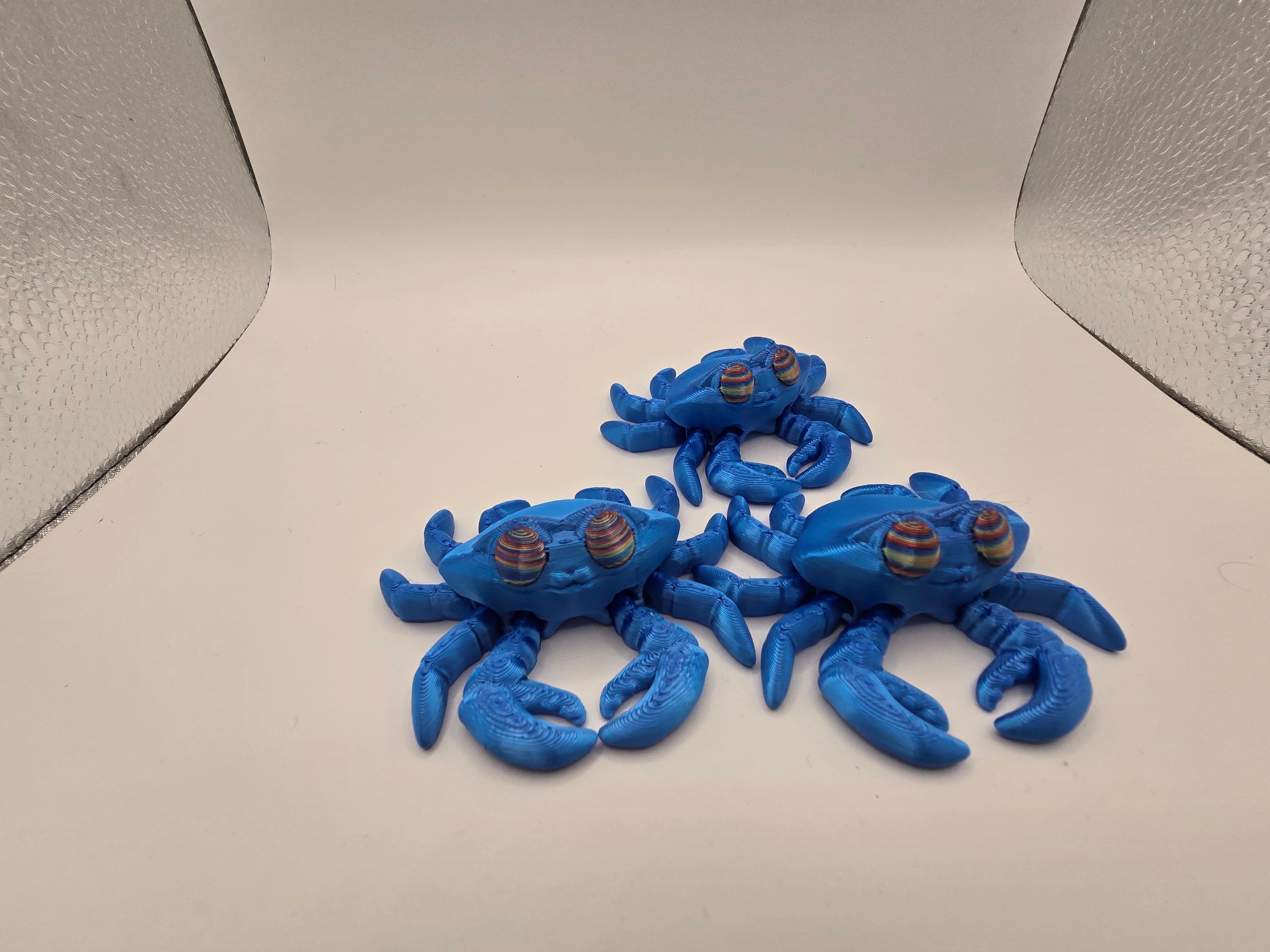 cute crabs 3d printed fidget