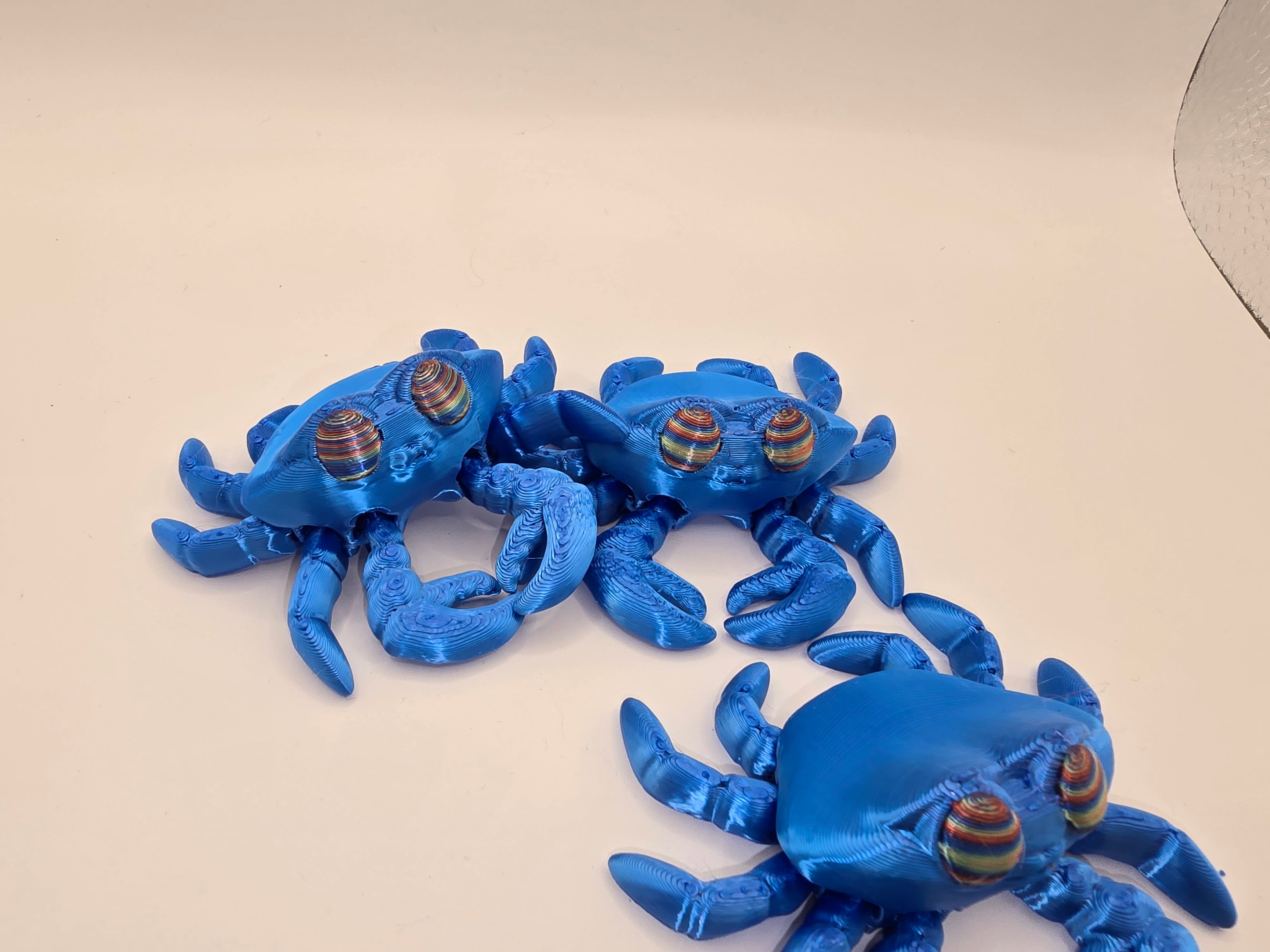 cute crabs 3d printed fidget