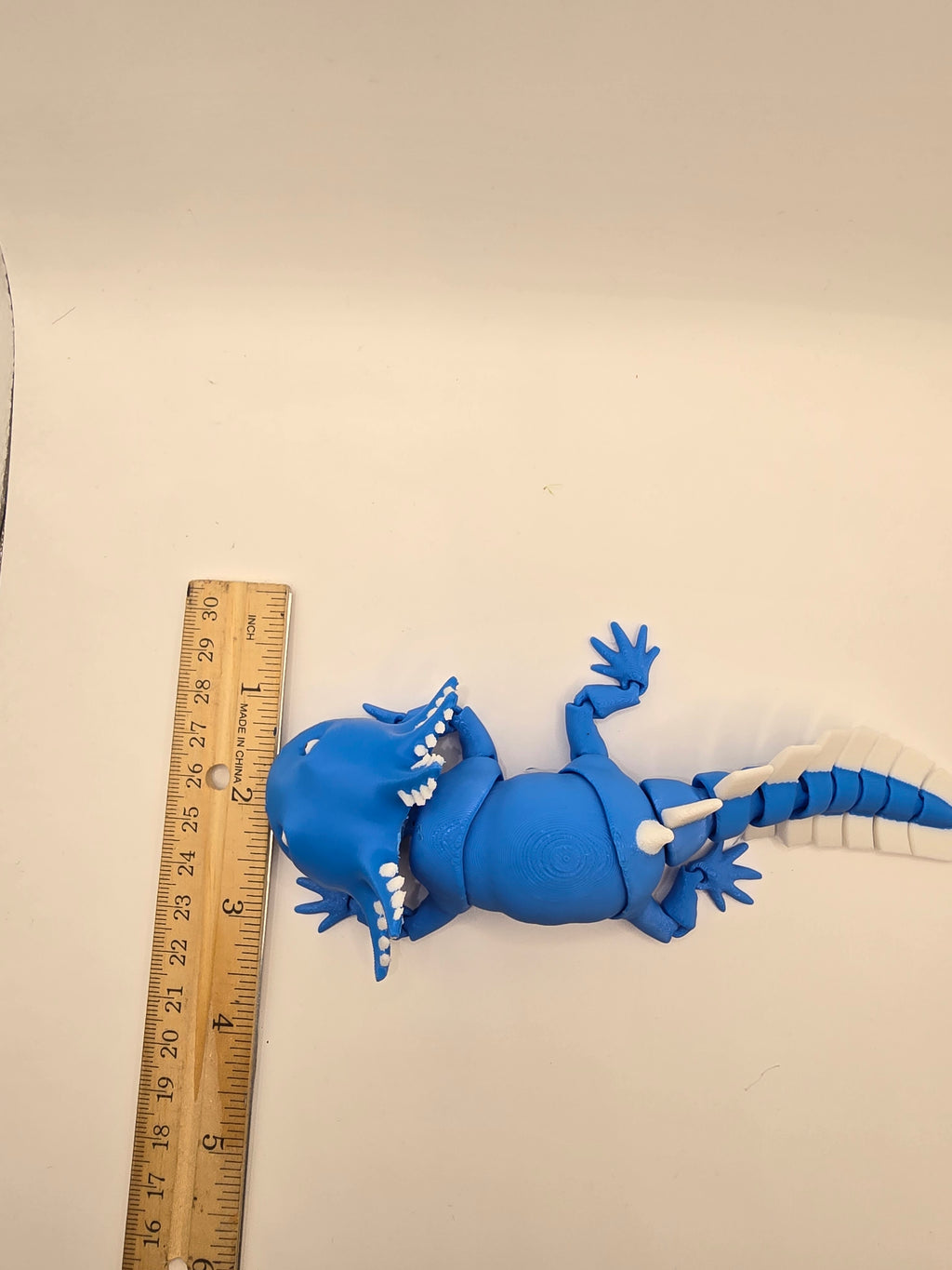 axolotl dragon flexable fidget 3d printed