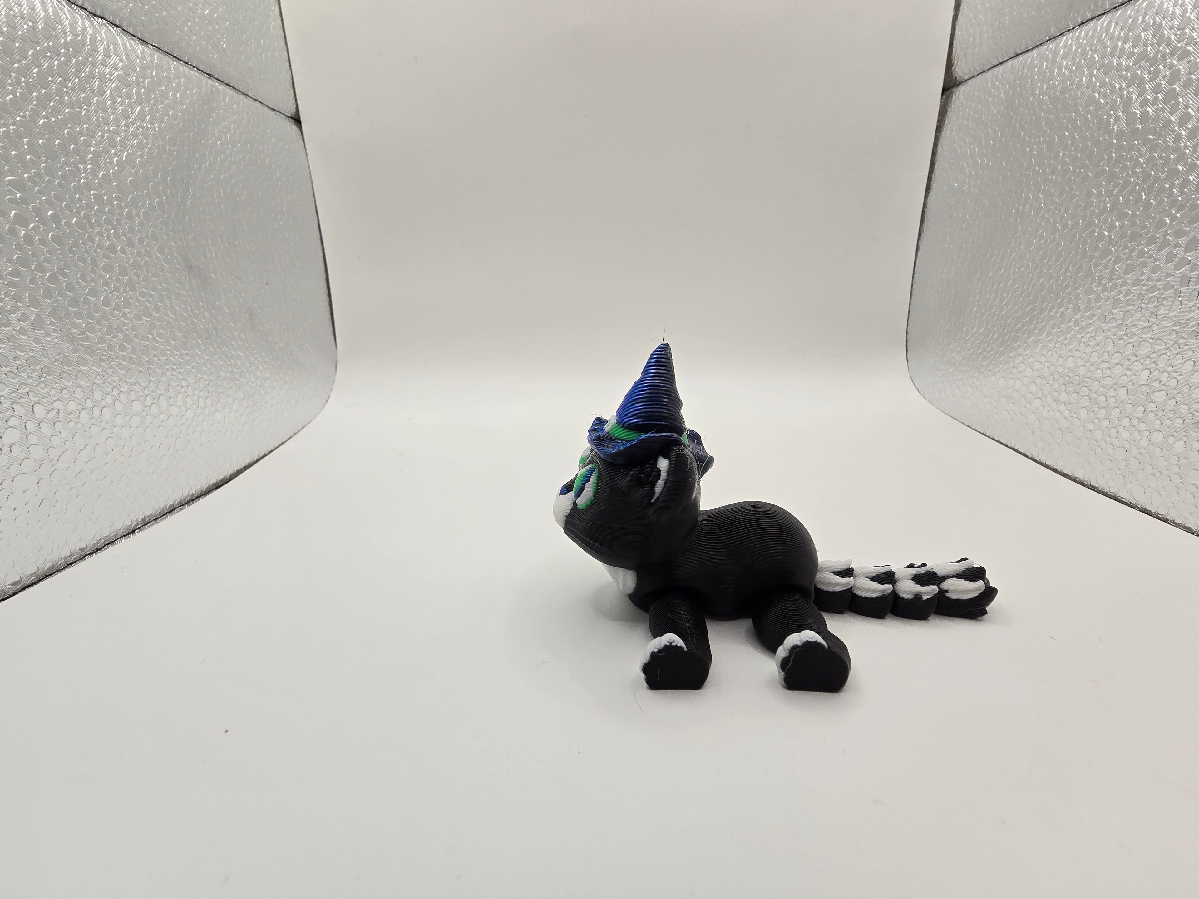 witch cat flexi 3d printed fidget