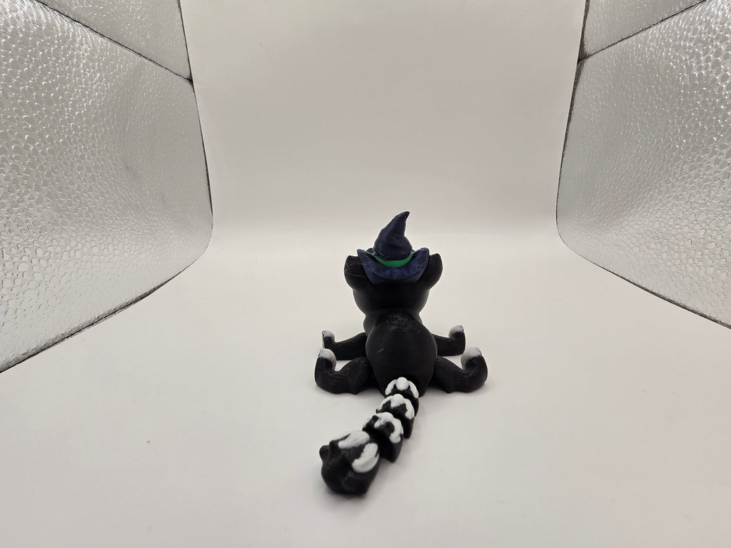 witch cat flexi 3d printed fidget
