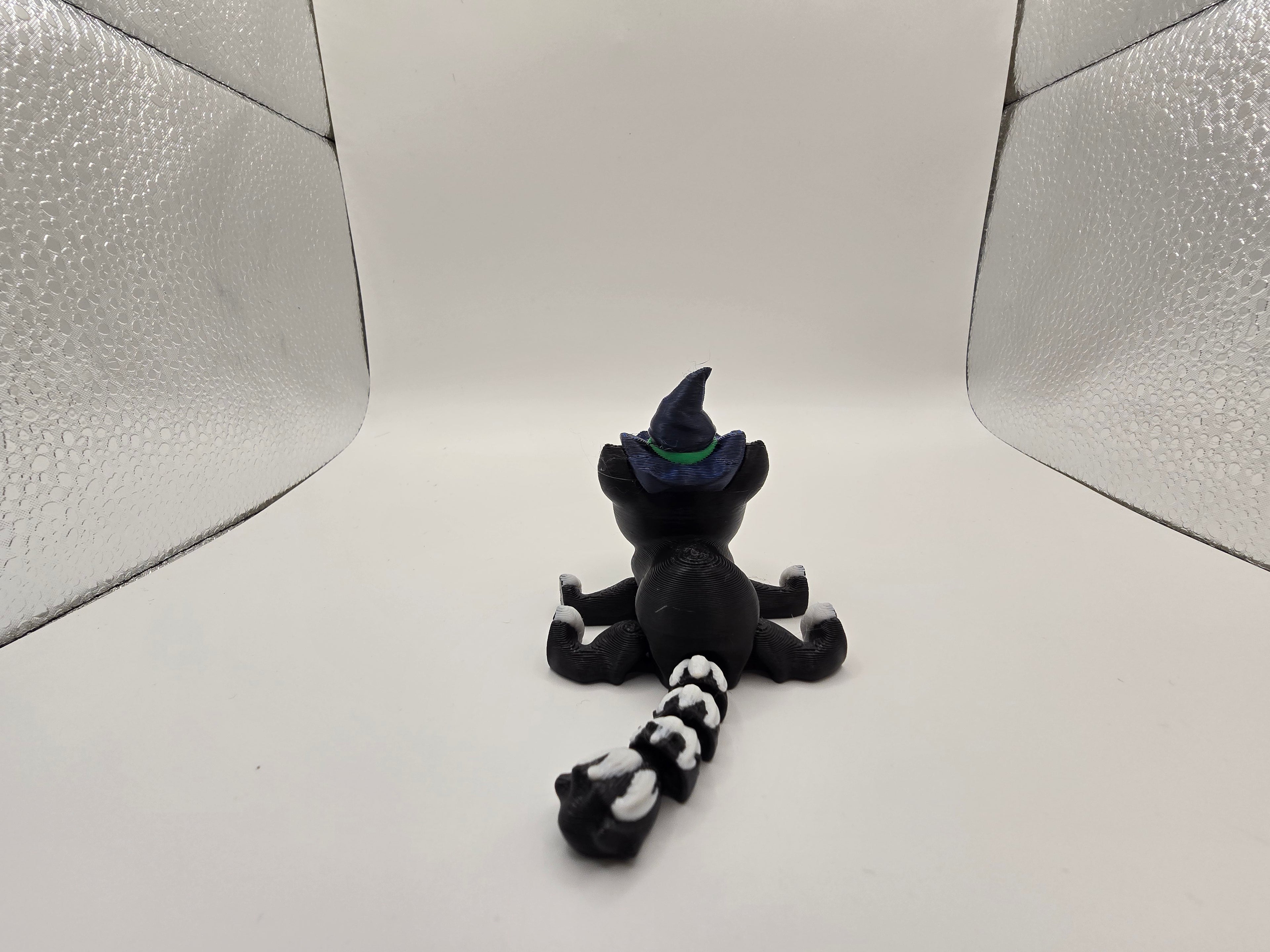 witch cat flexi 3d printed fidget