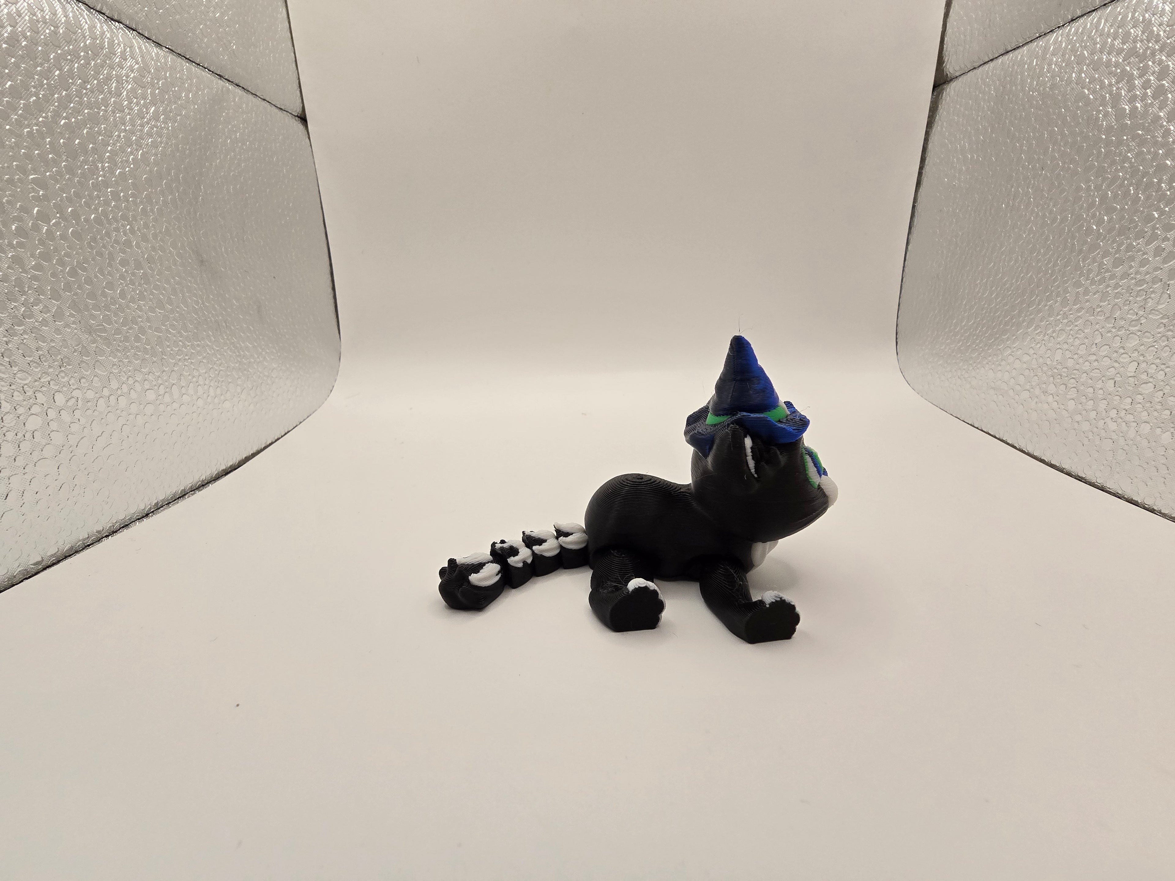 witch cat flexi 3d printed fidget