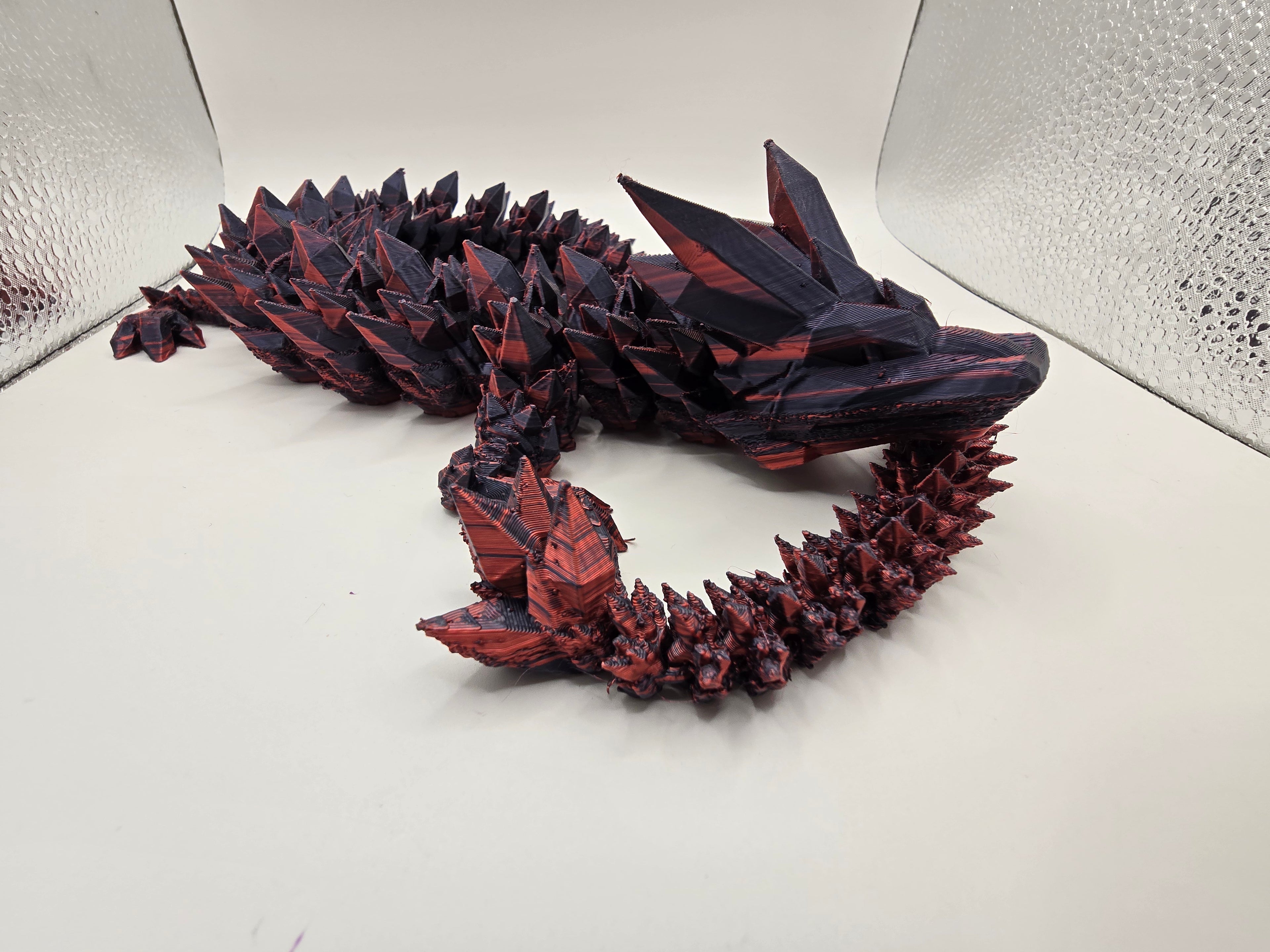 Articulating Crystal Dragon Collectible Entertainment Figure