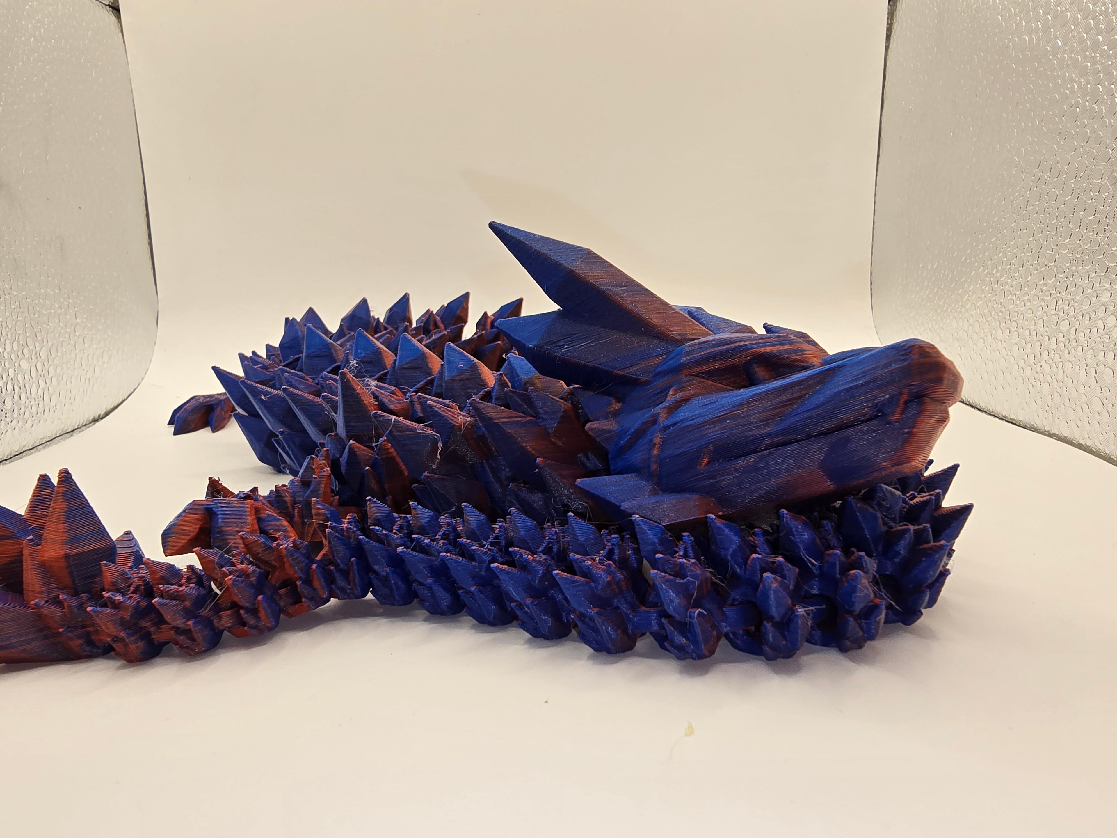 Articulating Crystal Dragon Collectible Entertainment Figure