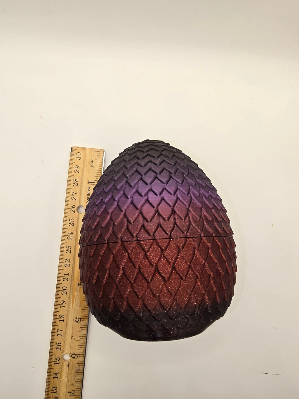 dragon egg 3d printed  threaded