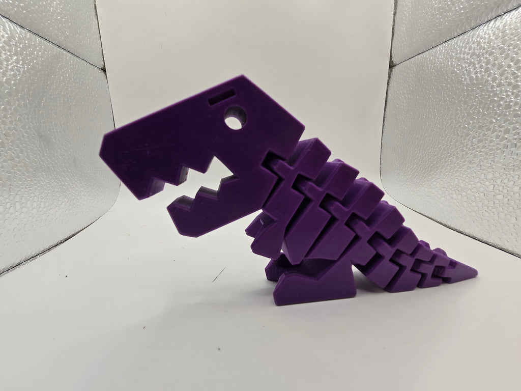 T-Rex Dinosaur 3D Printed Fidget Toy for Stress Relief