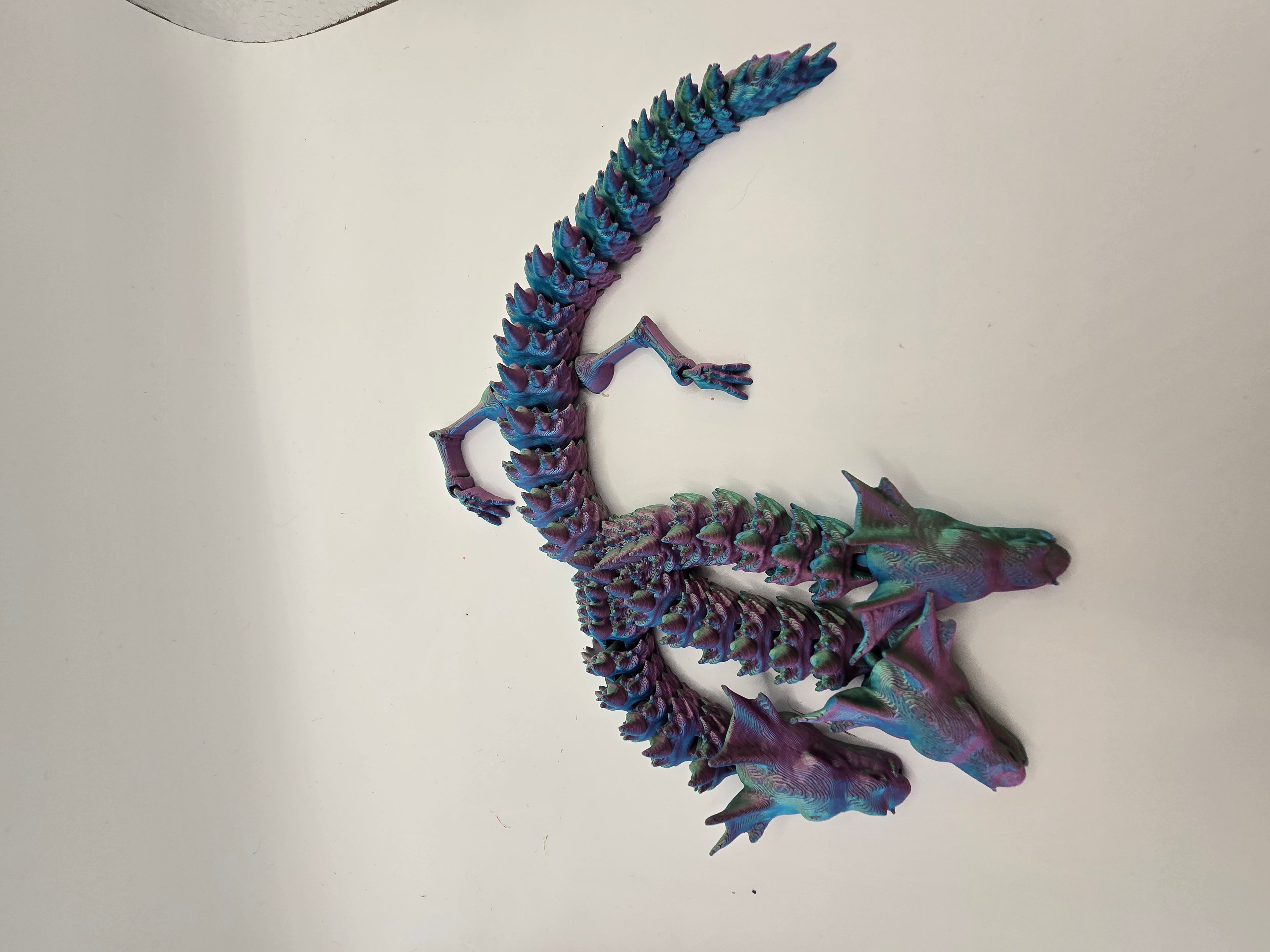 Three Headed Hydra 3D Printed Fidget Flexable - Stress Relief Toy