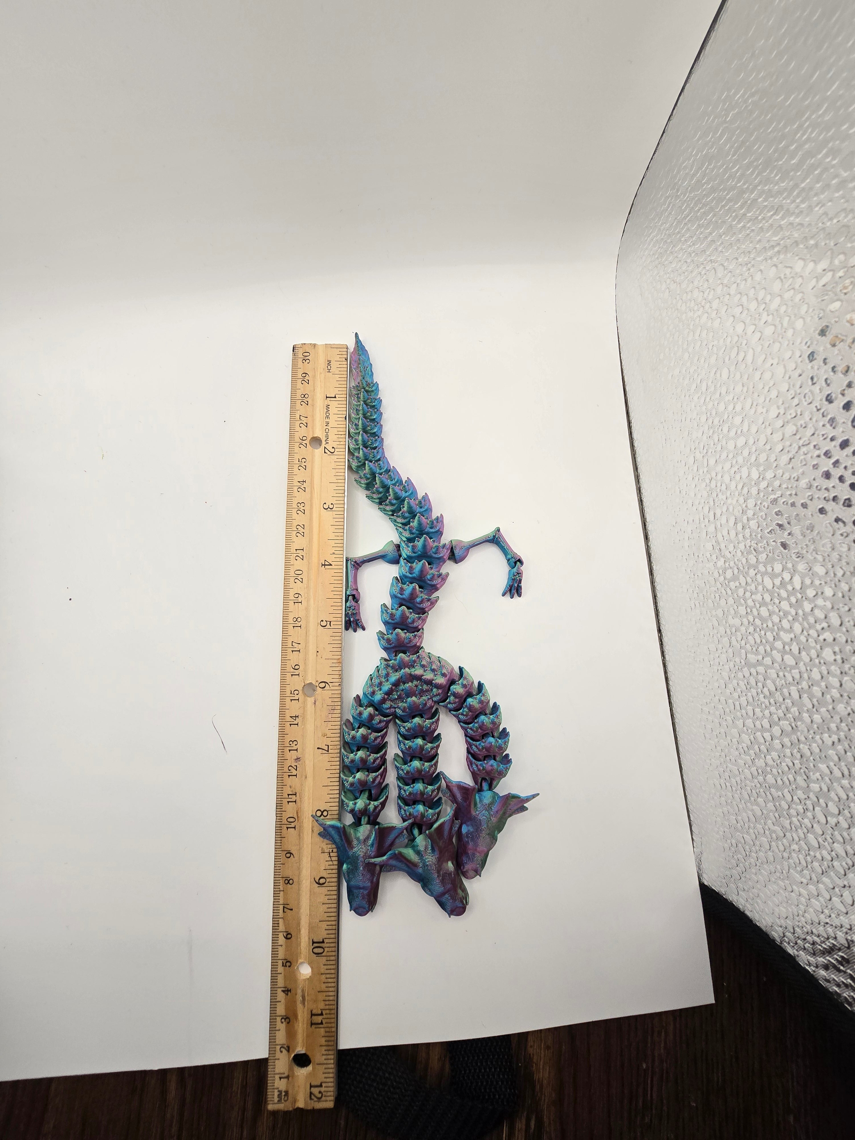 Three Headed Hydra 3D Printed Fidget Flexable - Stress Relief Toy