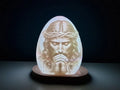 Jesus Praying with Crown of Thorns Lithophane Egg Tea Light