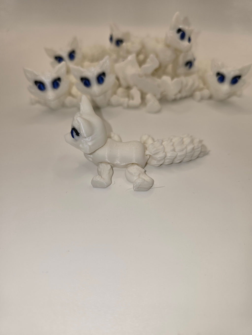artic fox 3d printed fidget