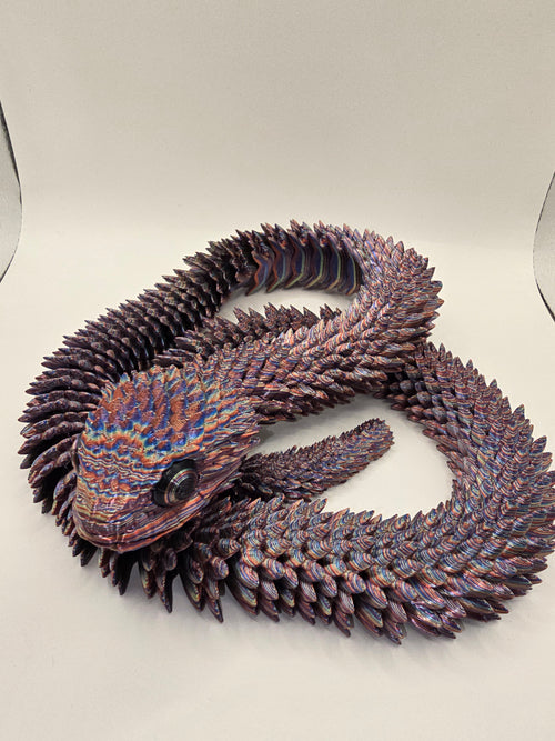 Bush viper snake 3d printed  fidget