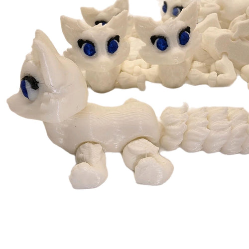 artic fox 3d printed fidget