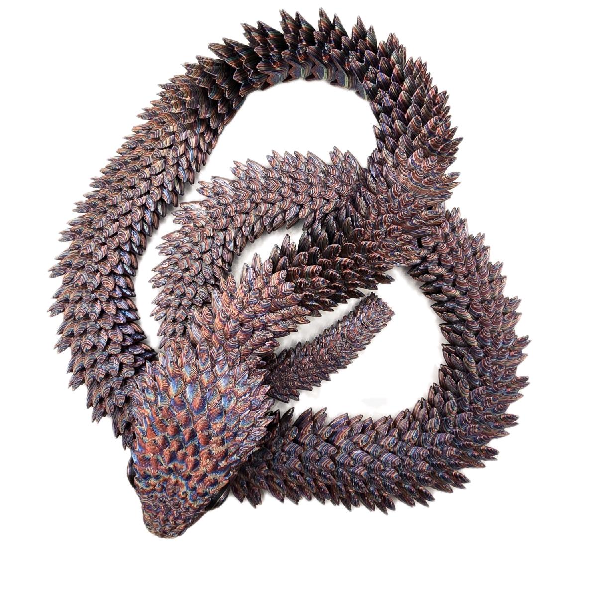 Bush viper snake 3d printed  fidget
