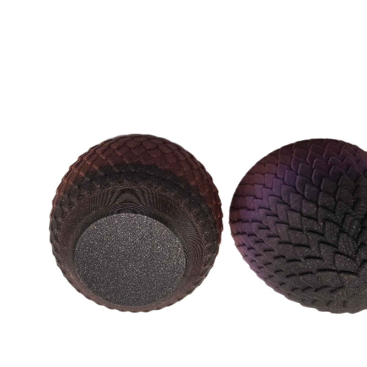 dragon egg 3d printed  threaded