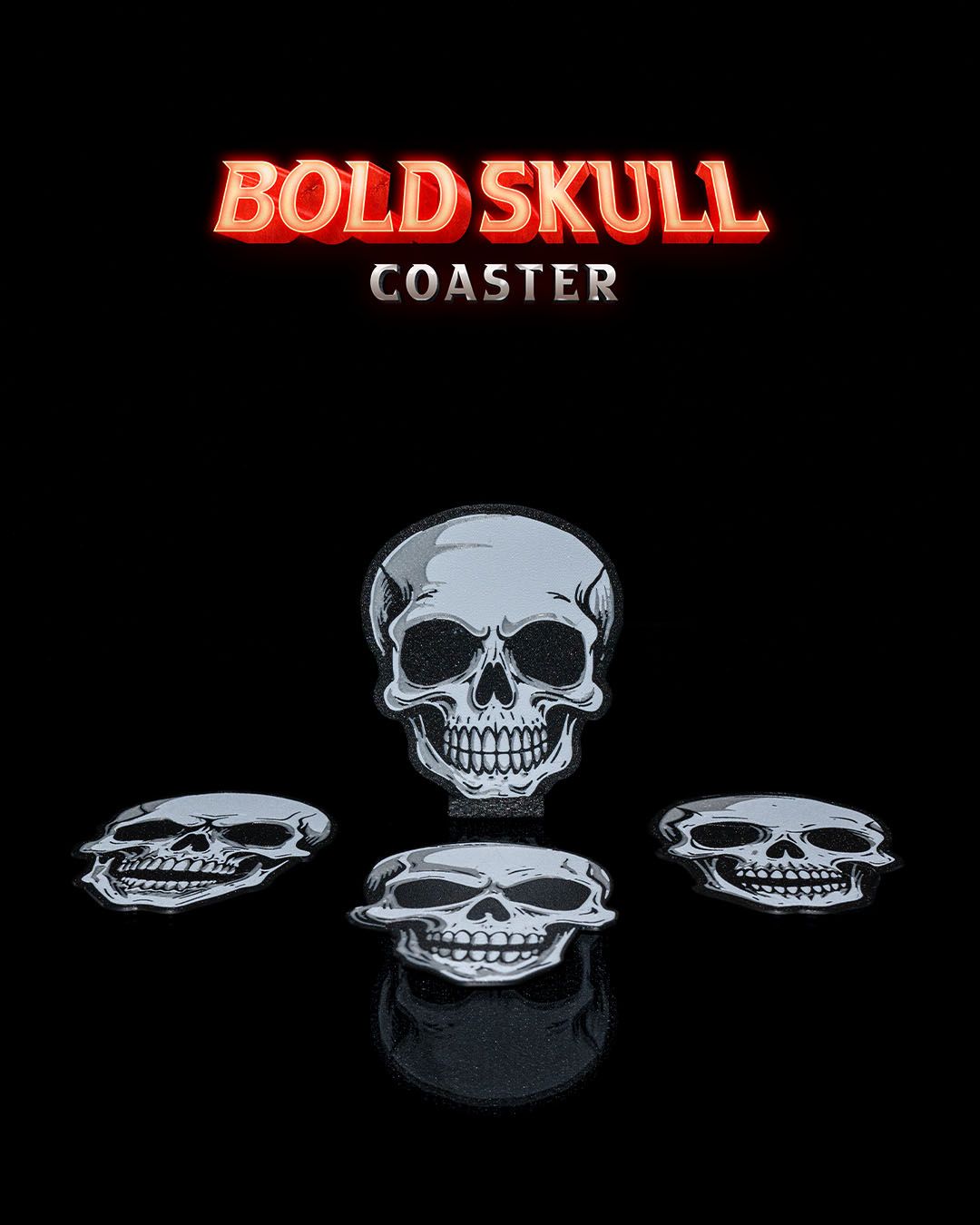 Bold Skull Coaster
