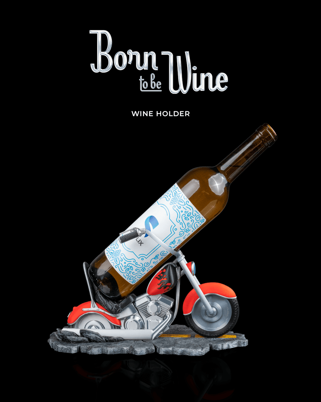 Born to be Wine Wine Holder