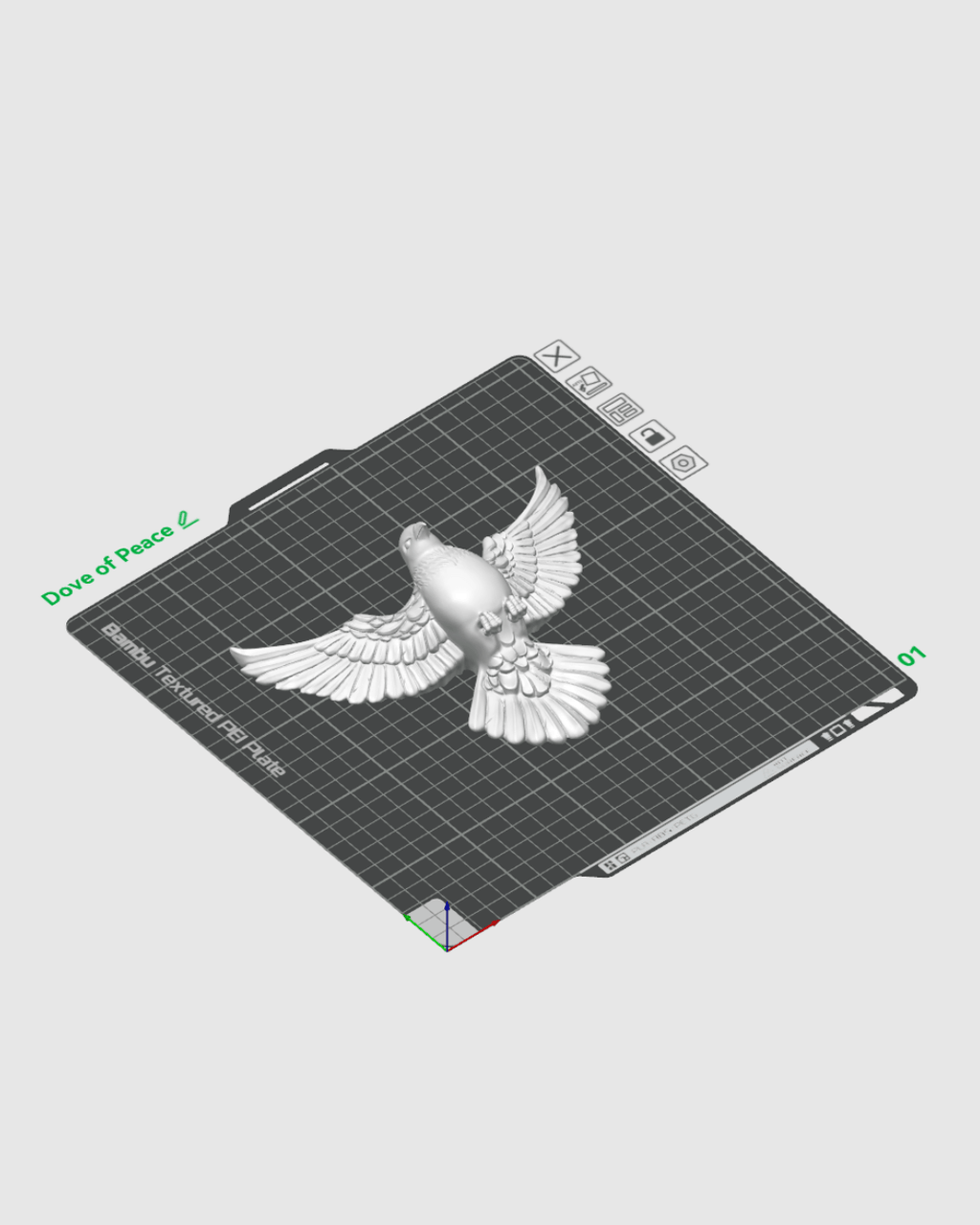 Dove of Peace - Wall Mount