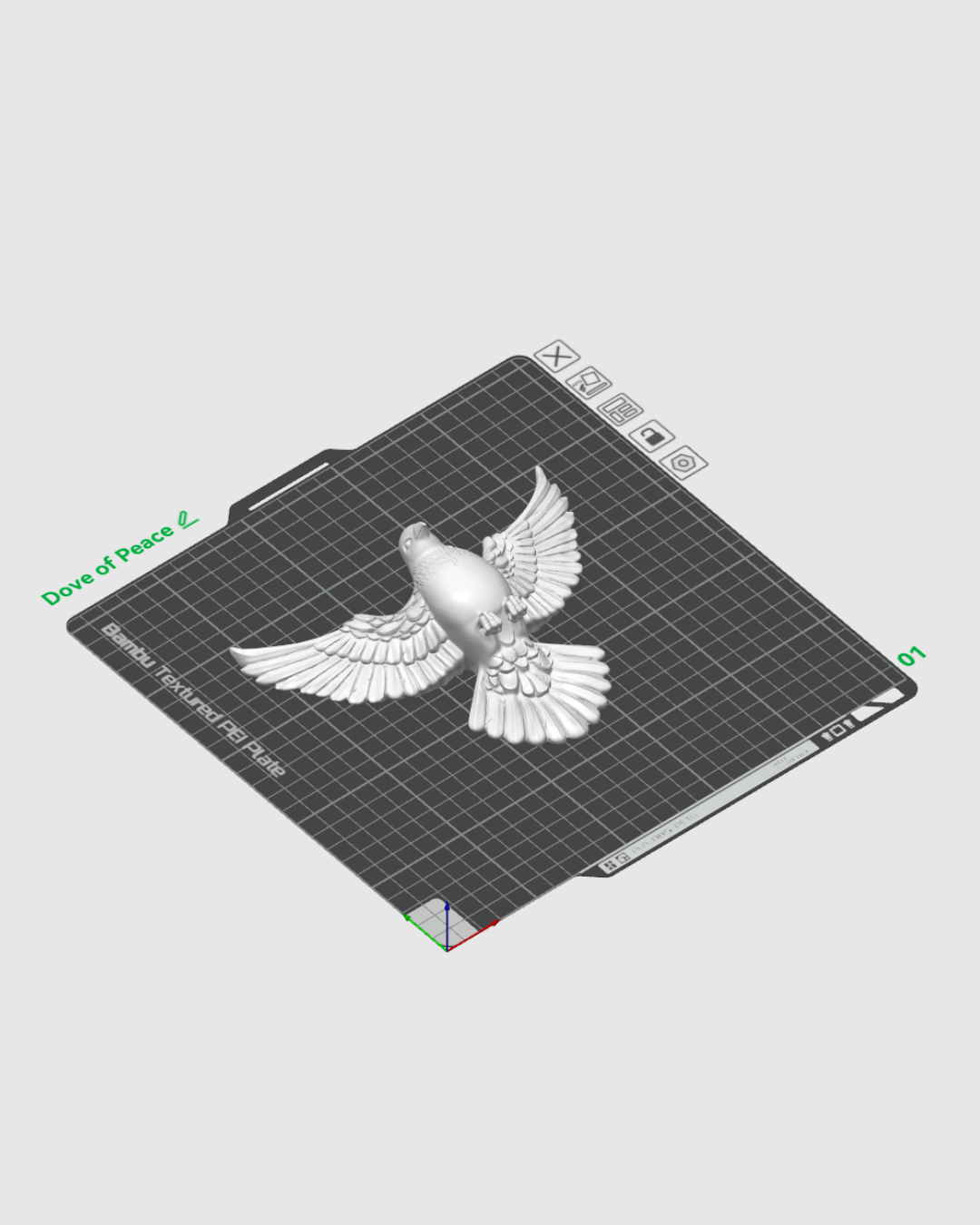 Dove of Peace - Wall Mount