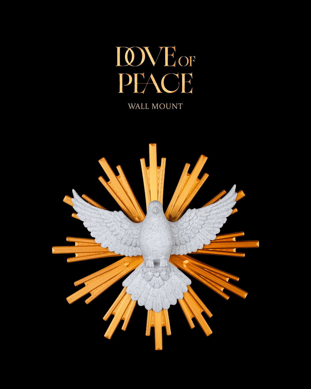 Dove of Peace - Wall Mount