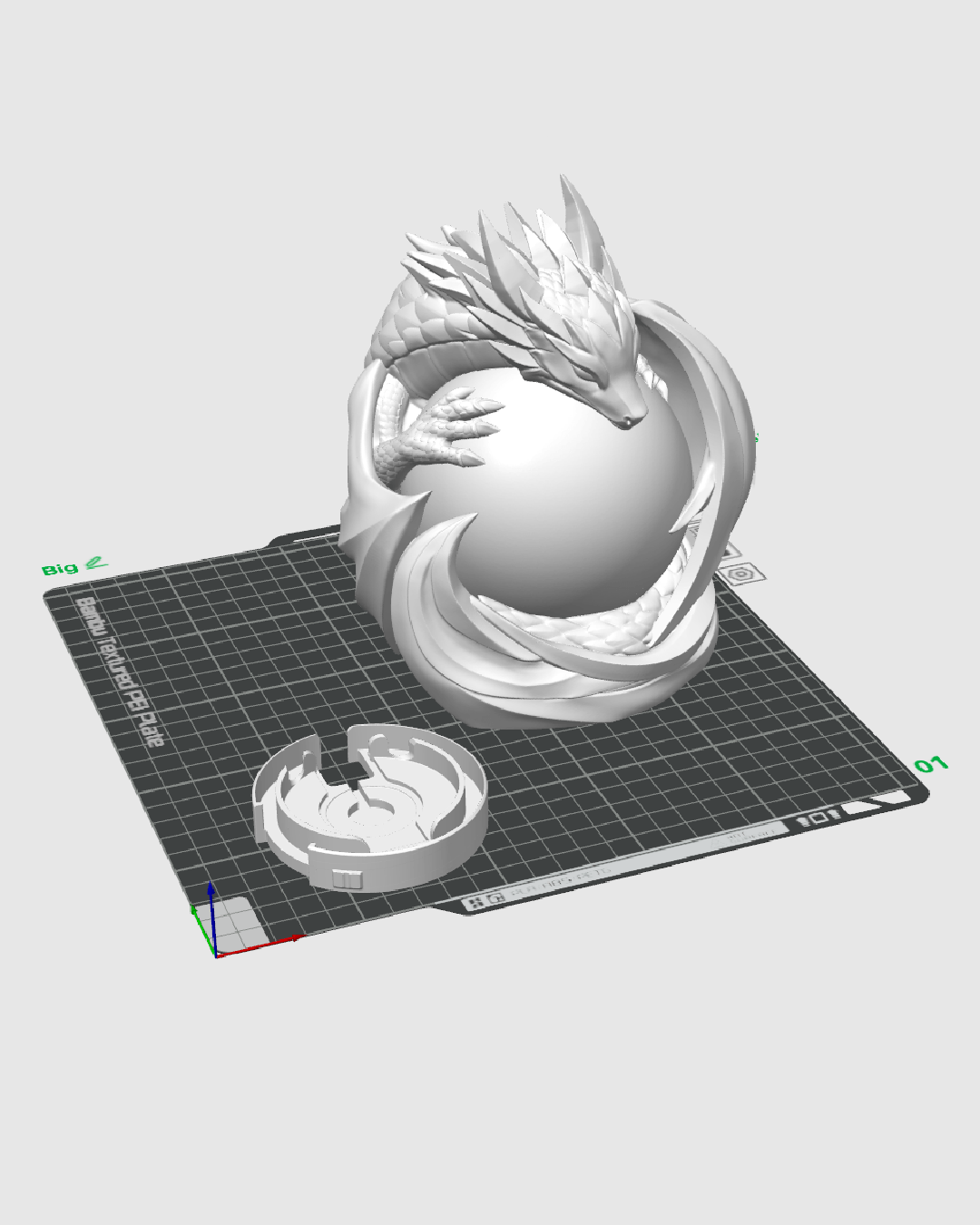 Dragon Sphere - Table Lamp