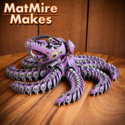 Articulated Mechanical Octopus