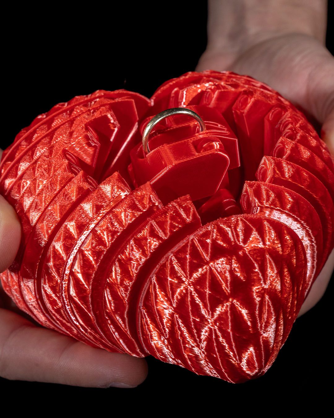 Open Heart Ring Gift Box