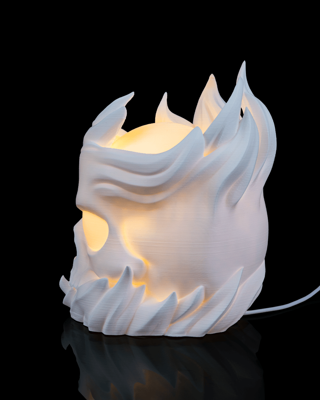 skull Sphere Table Lamp