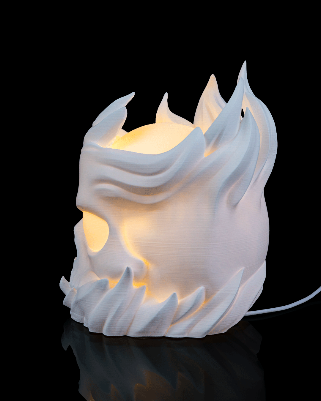 skull Sphere Table Lamp
