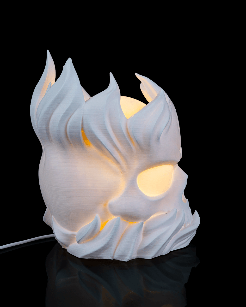 skull Sphere Table Lamp