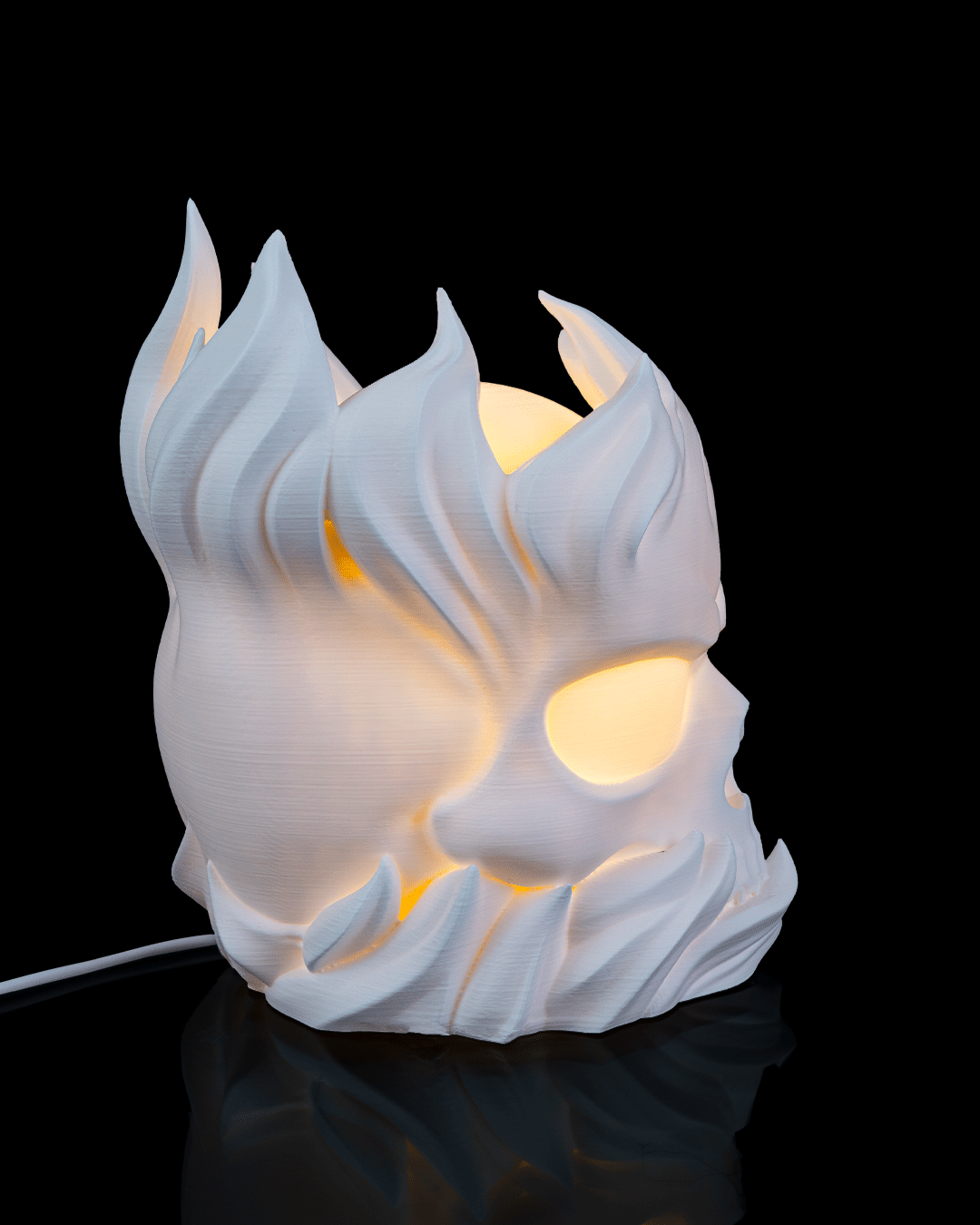 skull Sphere Table Lamp
