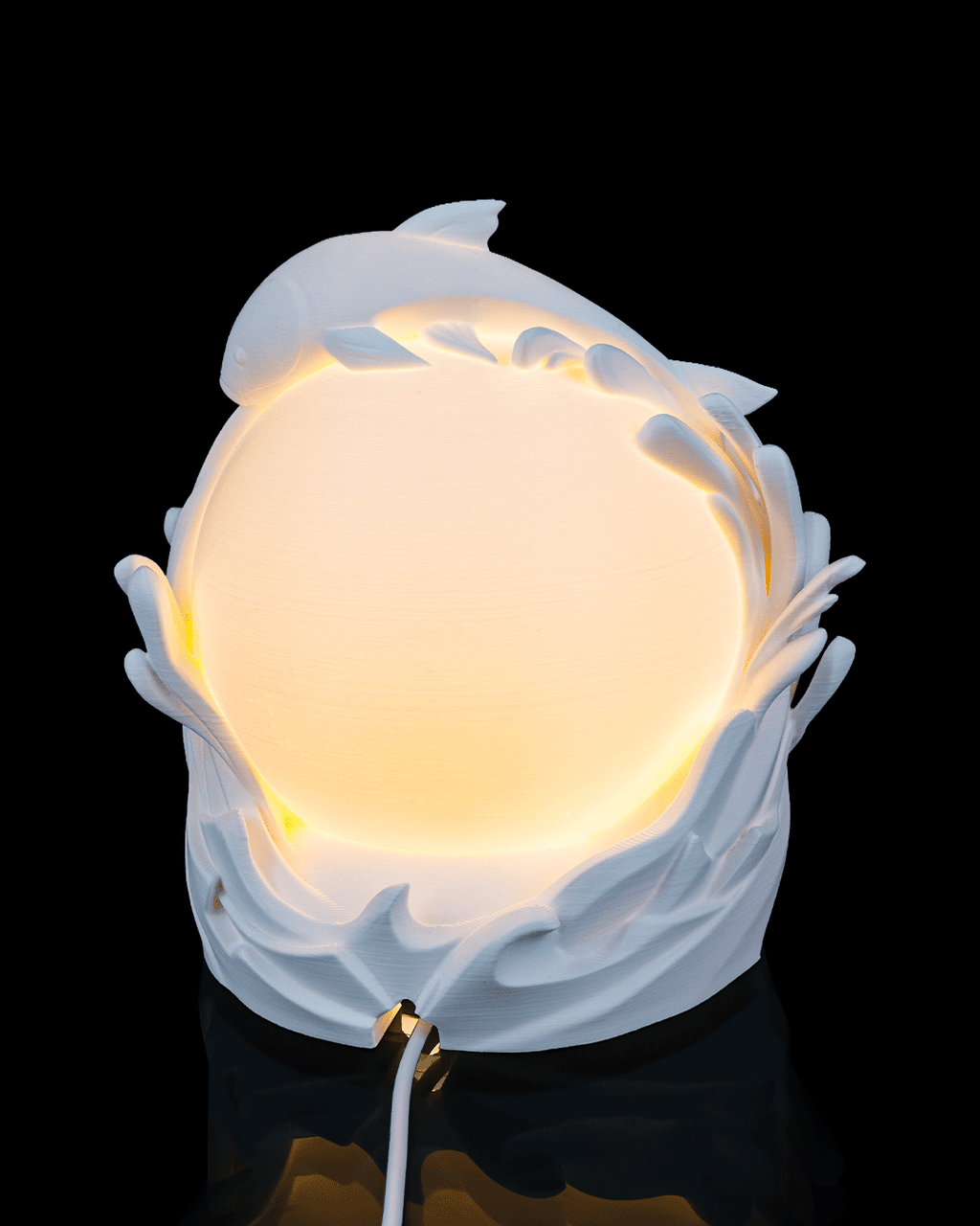 Twin Fish Table lamp