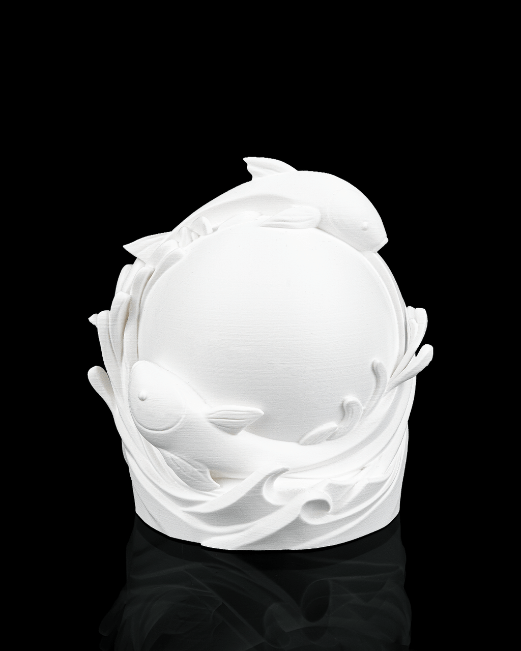 Twin Fish Sphere - Table Lamp