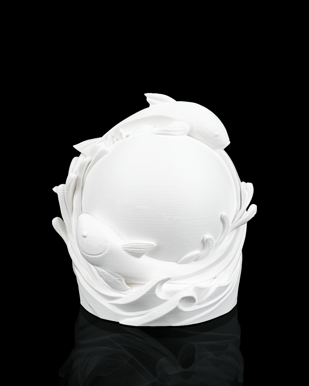 Twin Fish Sphere - Table Lamp