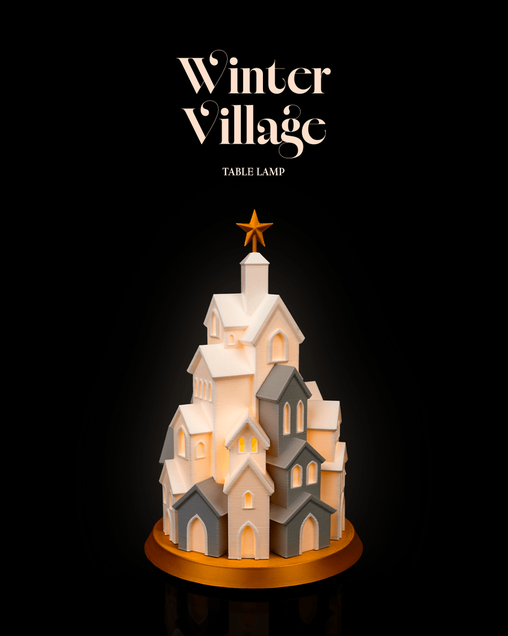 Winter Village - Table Lamp