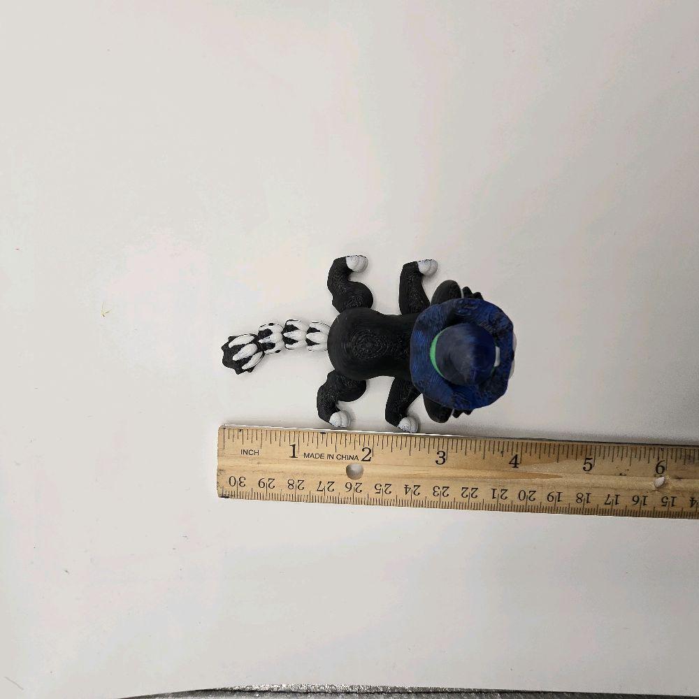 witch cat flexi 3d printed fidget