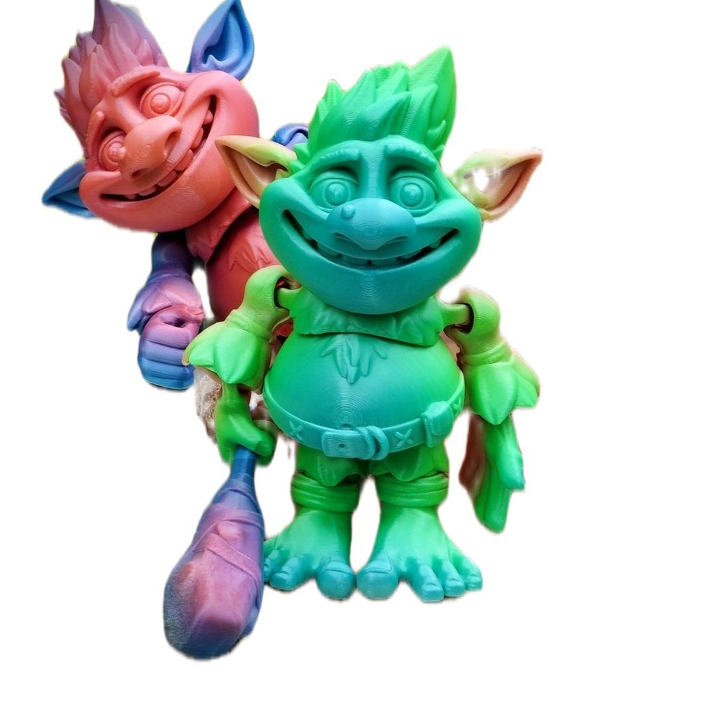 Flexi Mysterious Troll Figurine Decor for Home and Office