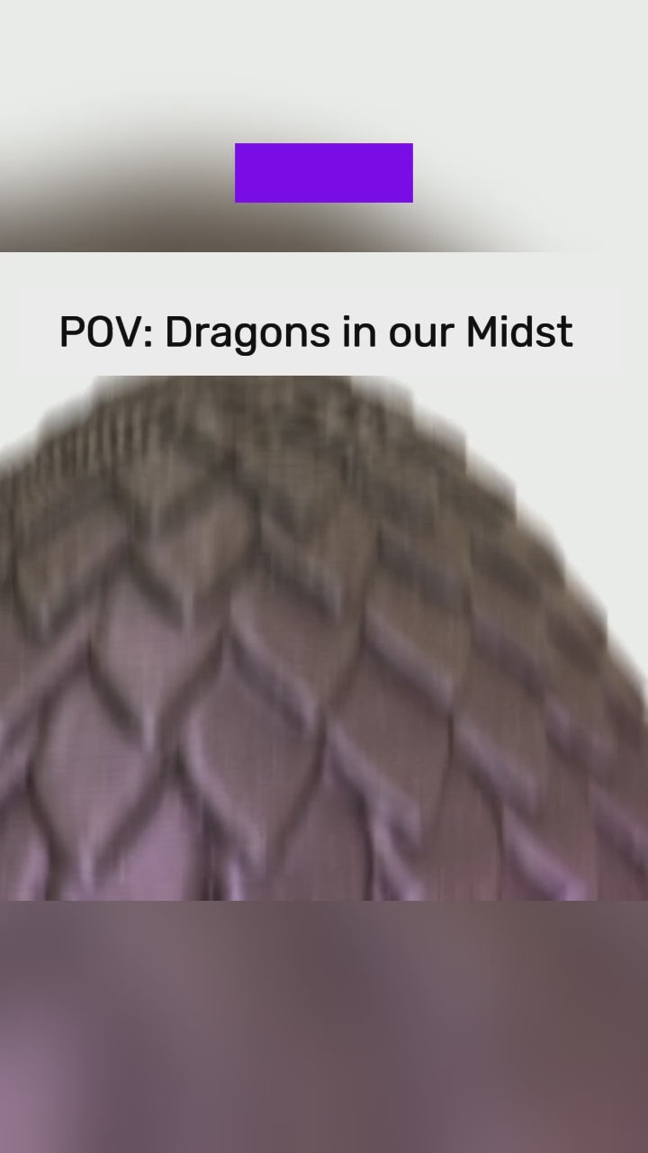 dragon egg 3d printed  threaded