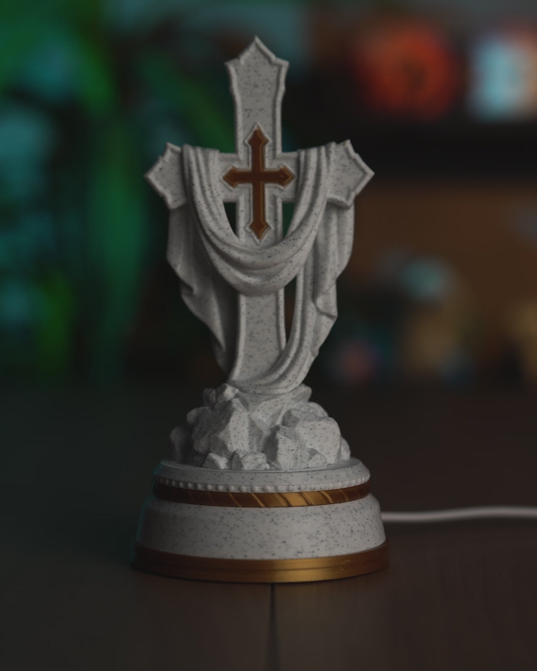 Draped Cross Light